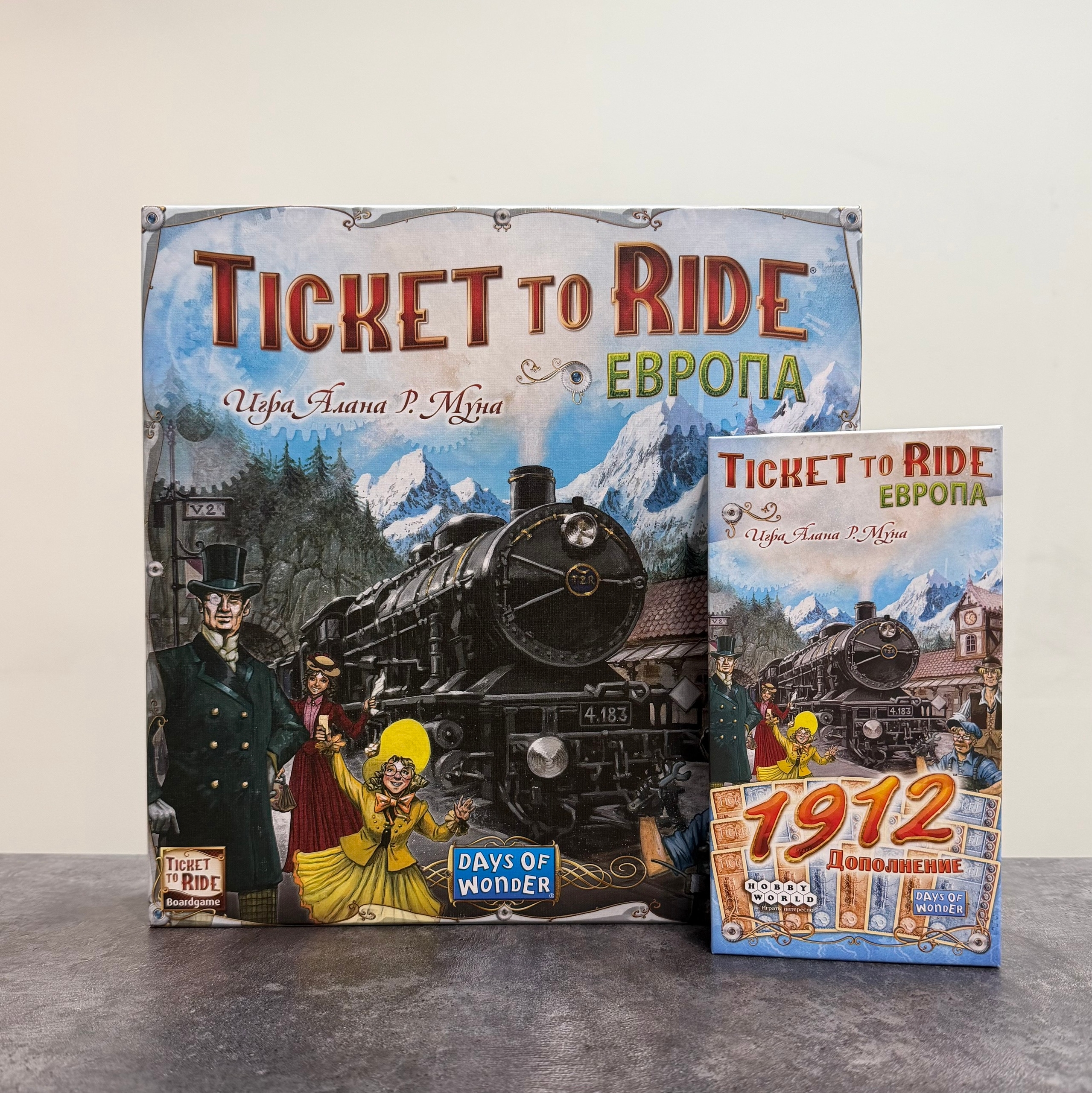 Ticket to Ride Европа + дополнение